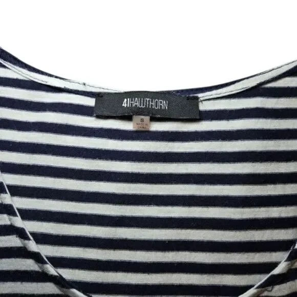 41 Hawthorn Striped Tank - Navy/White - Picture 4 of 5